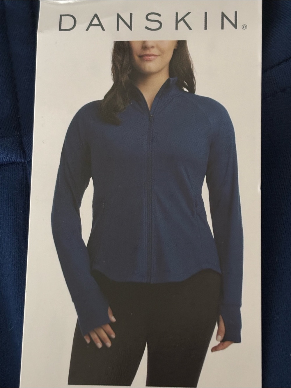 Danskin Bright Blue Yoga Jacket - Small